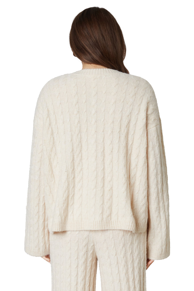 joan sweater in natural back view