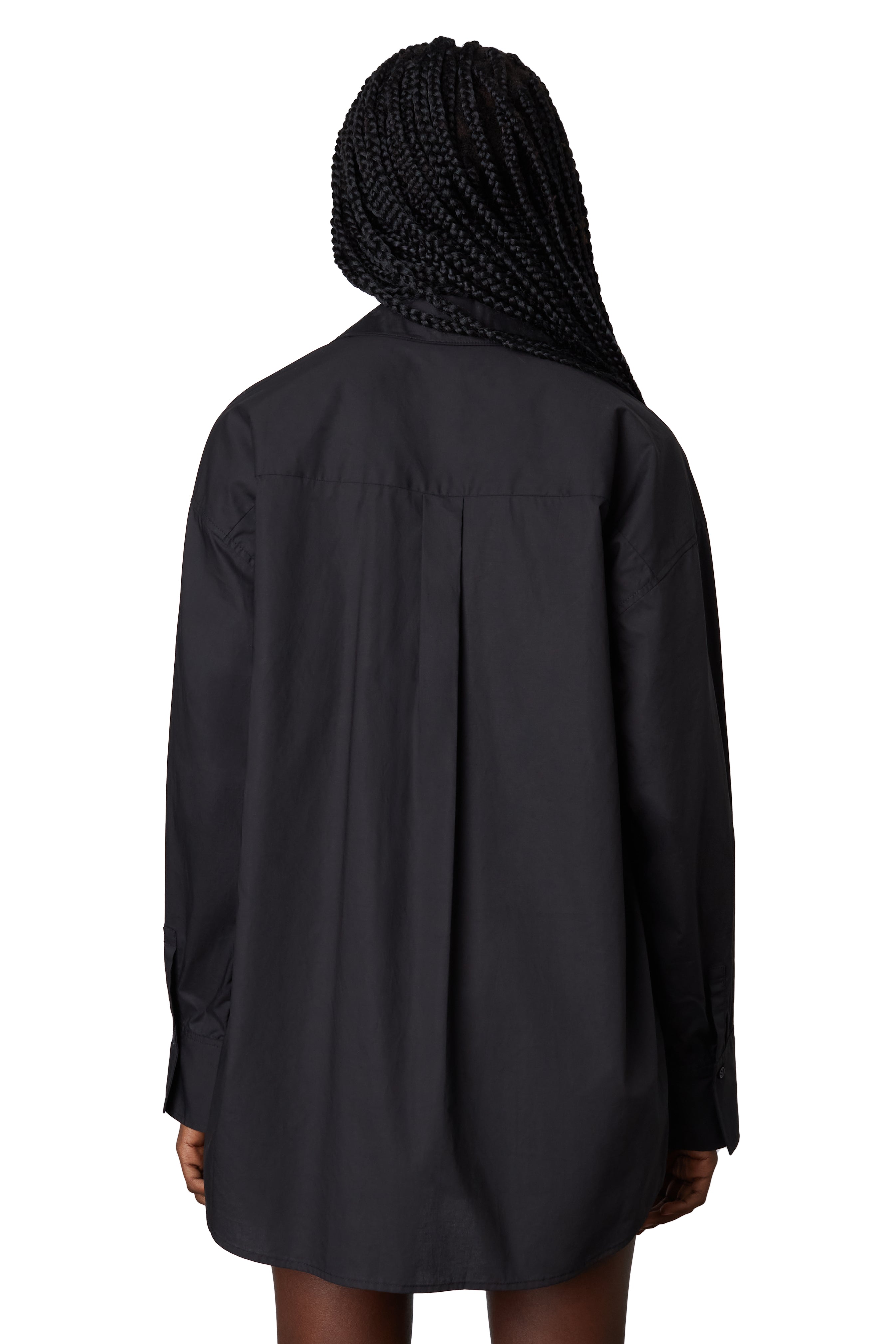 Leon Shirt in black back view