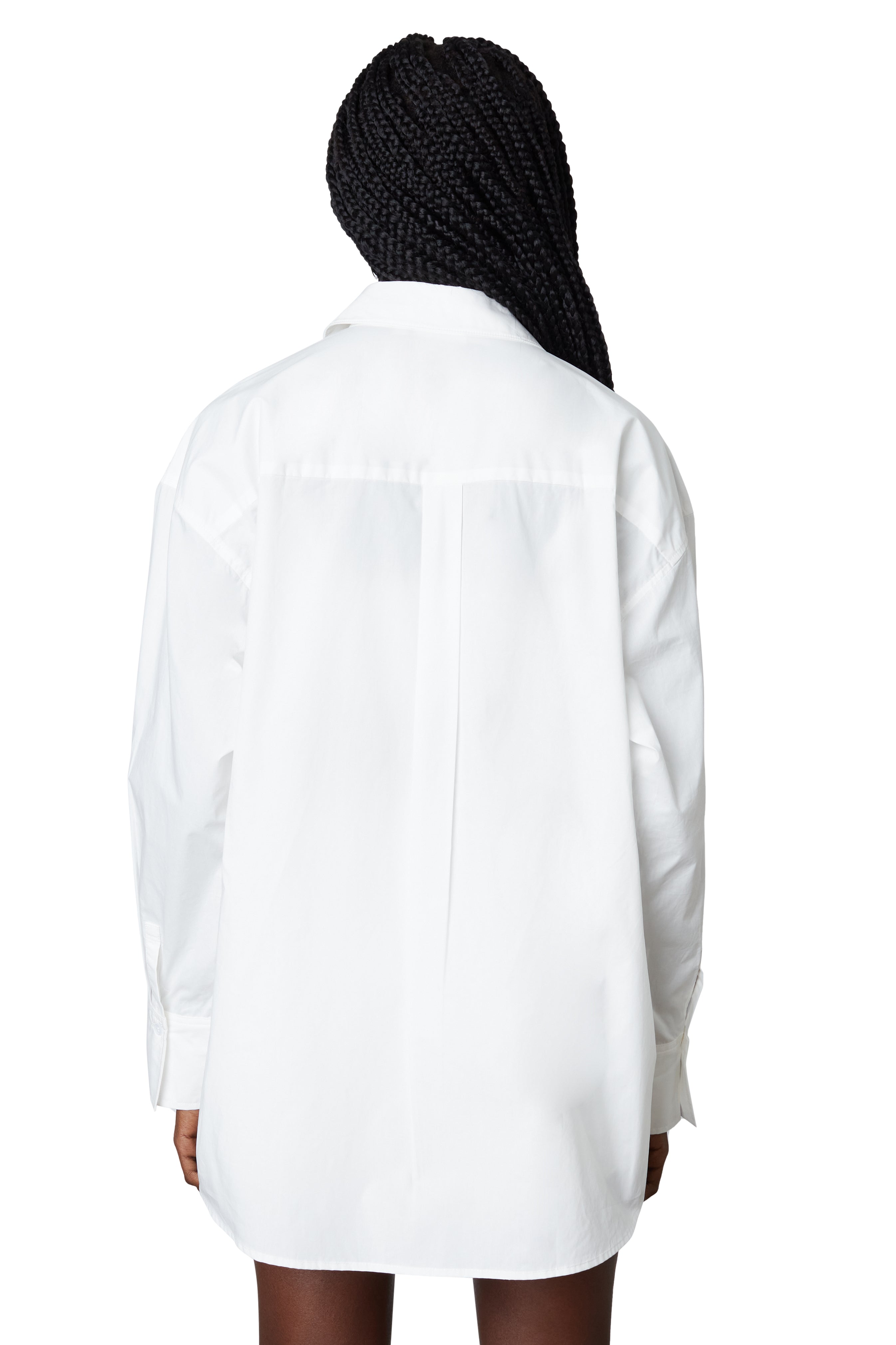 Leon Shirt in white back view