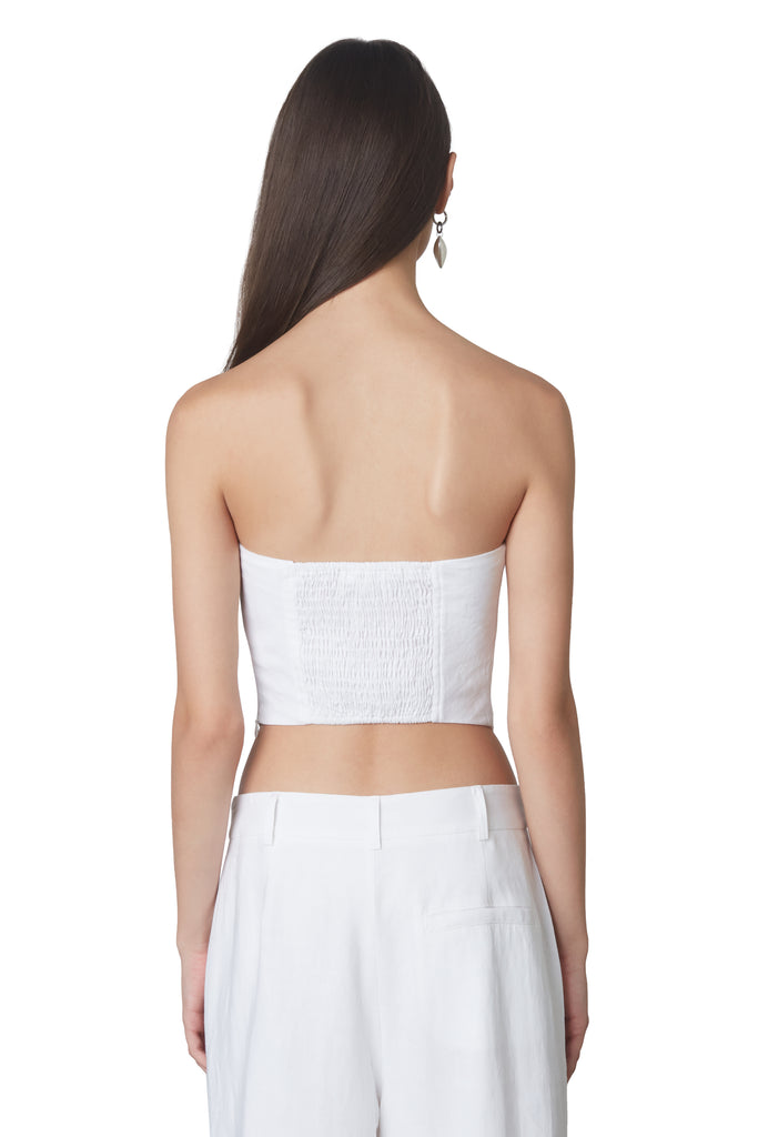 Marissa corset in white back 