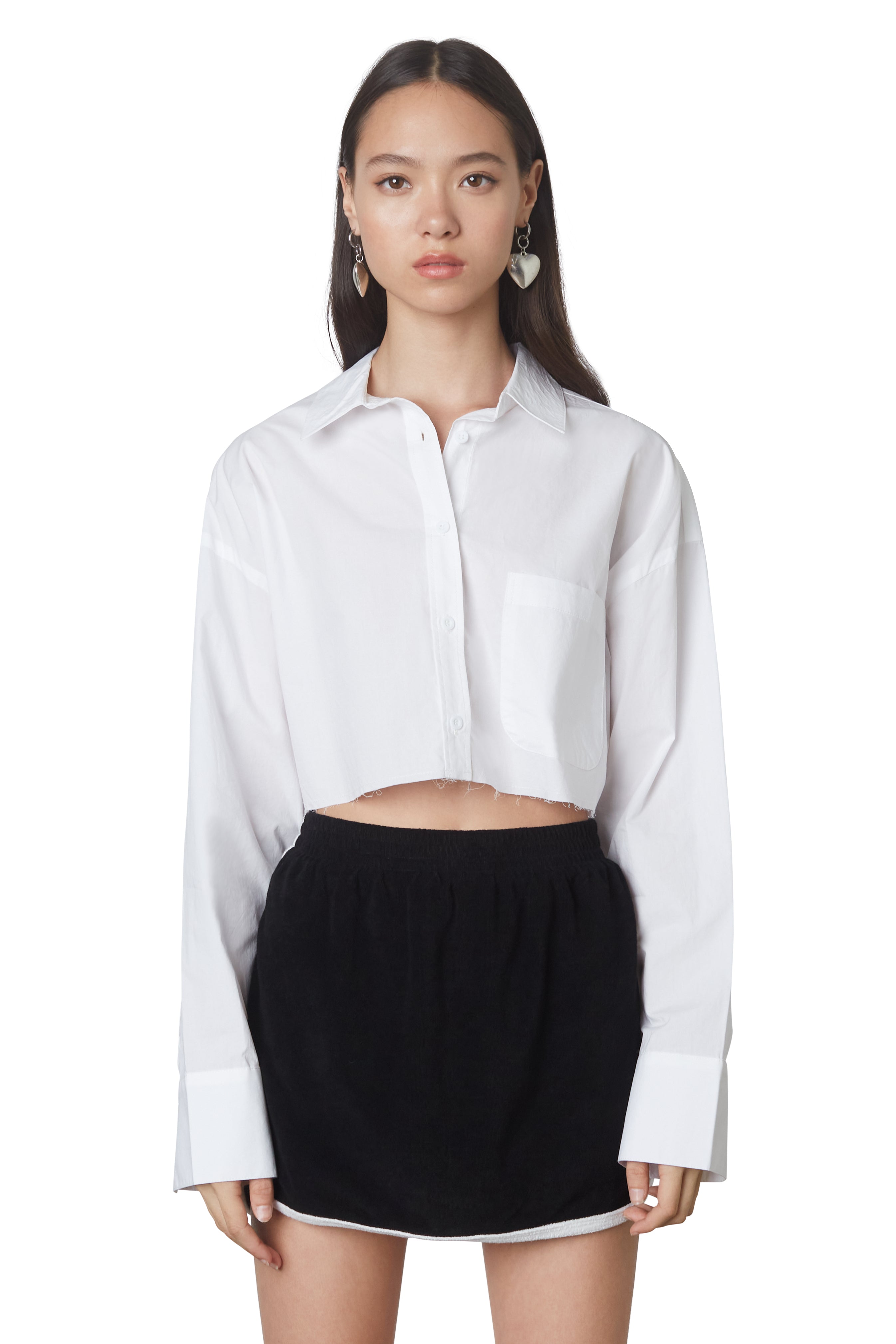 Austin shirt in white front 2