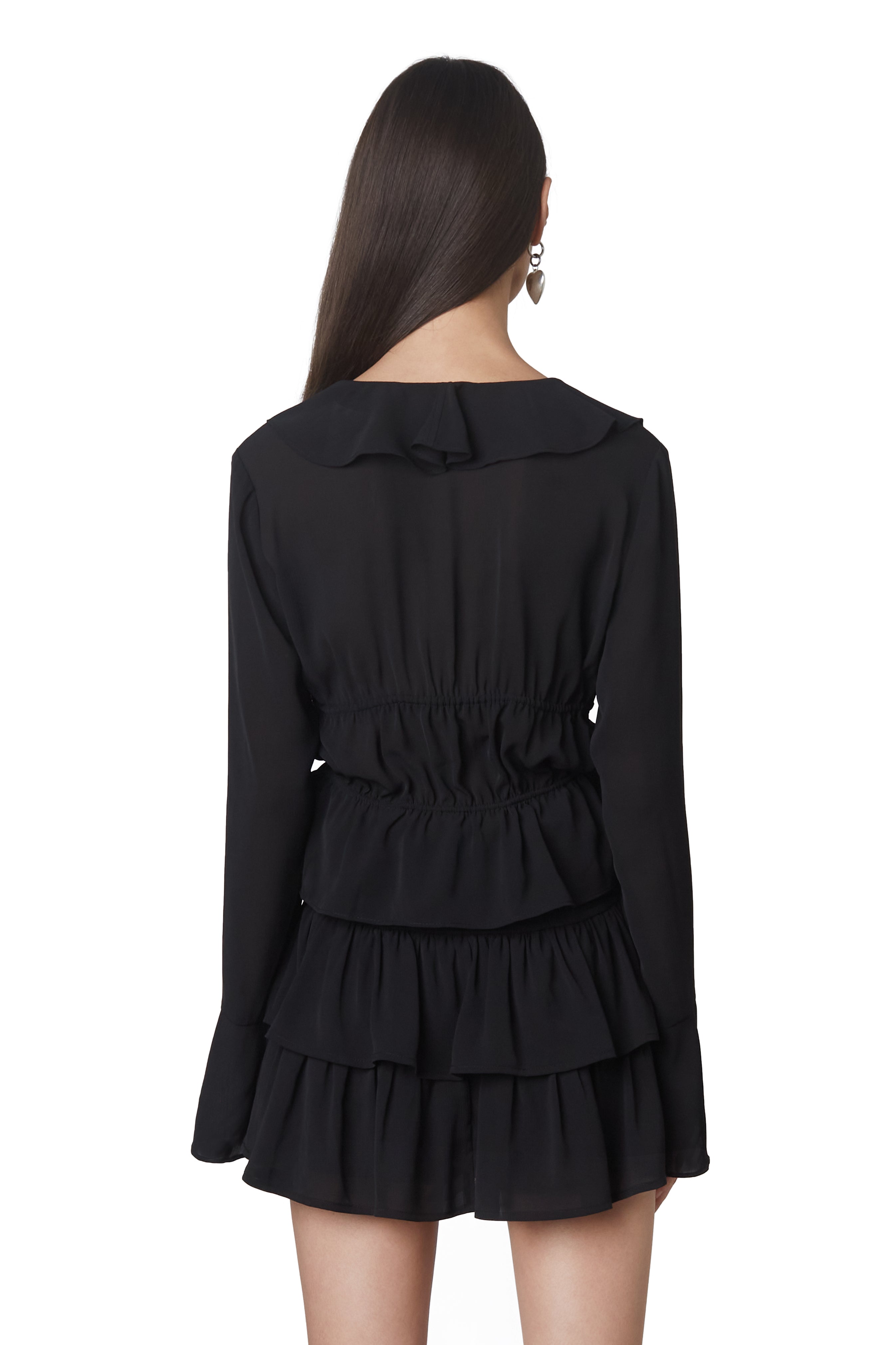 Cuba top in black back 