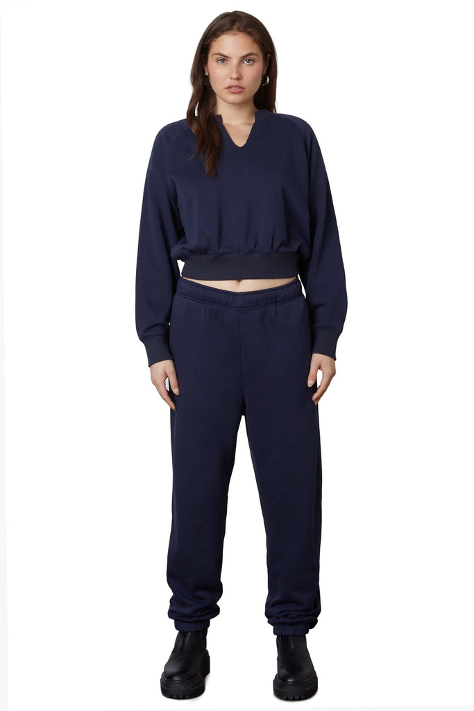Classic Sweatpant in Navy front 2 