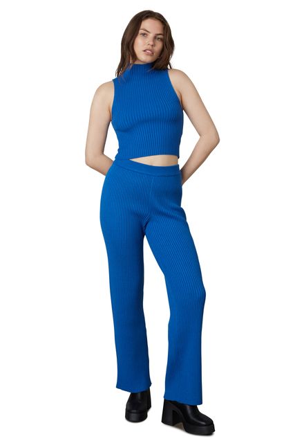 Contour Sweater Pant in Cobalt front 