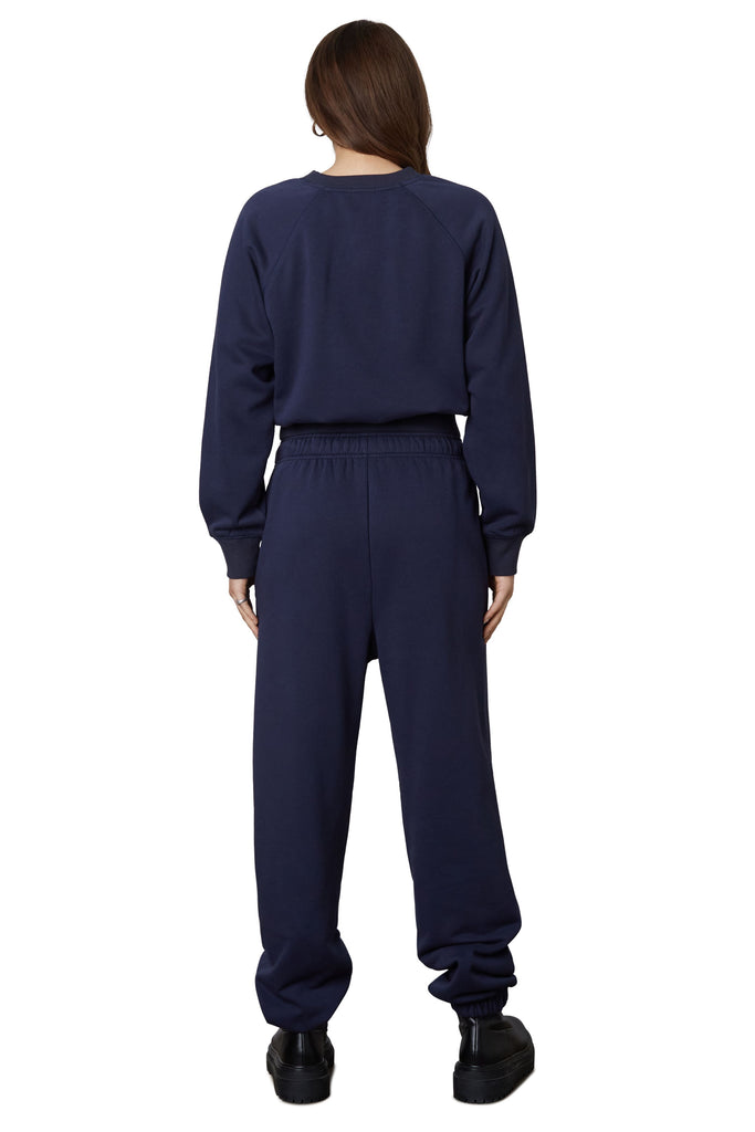 Classic Sweatpant in Navy back 