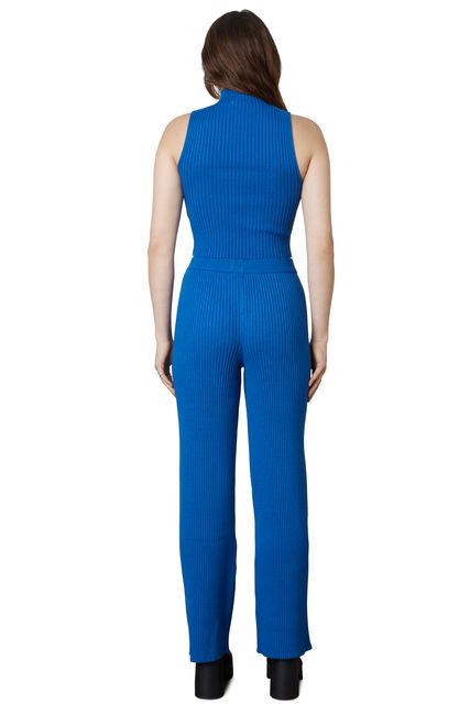 Contour Sweater Pant in Cobalt back 